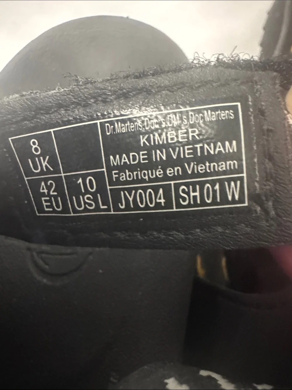 Dr. Martens Black Platform Espadrille Sandals with Yellow Stitching